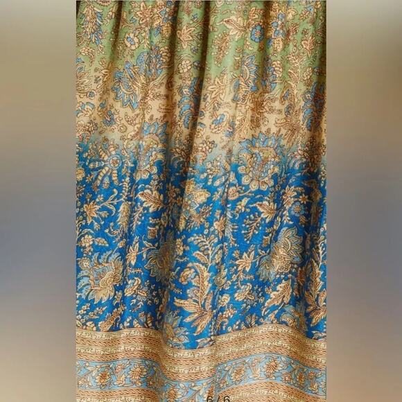 Raga Jai Paisley Print Bell Sleeve Dress Size XS New with Tag MSRP $170 - Picture 12 of 12